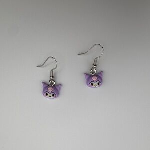 Sanrio character kuromi drop earrings